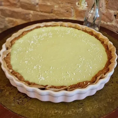 Lime Coconut Tart